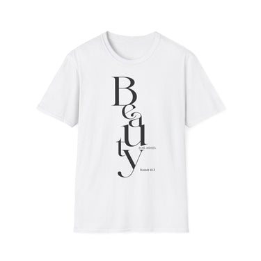 Faith Culture - Isaiah 61:3 - Christian Unisex Softstyle T-Shirt White