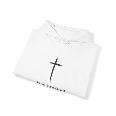 Faith Culture - It is Finished - Christian Unisex Heavy Blend™ Hooded Sweatshirt