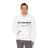 Faith Culture - It's Handled - Christian Unisex Heavy Blend™ Hooded Sweatshirt White