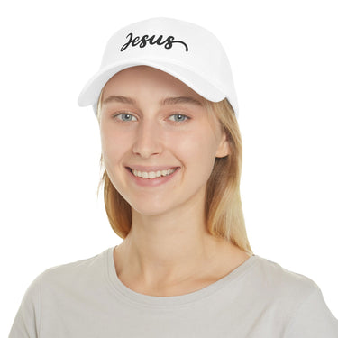 Faith Culture - Jesus - Christian Low Profile Baseball Cap White One size