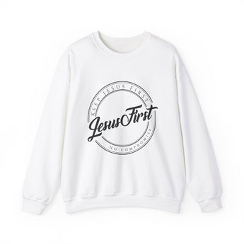 Faith Culture - Jesus First - Christian Unisex Heavy Blend™ Crewneck Sweatshirt