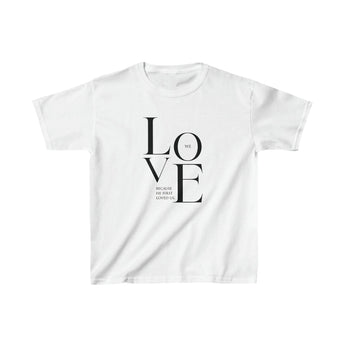 Faith Culture - Jesus's Love - Christian Kids Heavy Cotton™ Tee White