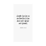 Faith Culture - John 15:13 - Greater Love Decor Christian Wall Art