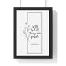 Faith Culture - Limitless Faith - Matthew 19:26 - Christian Wall Art 8" x 11" Black