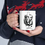 Faith Culture - Lion of Judah Christian Ceramic Coffee Mug 11oz 11oz
