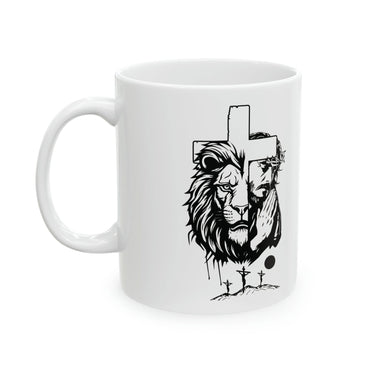 Faith Culture - Lion of Judah Christian Ceramic Coffee Mug 11oz