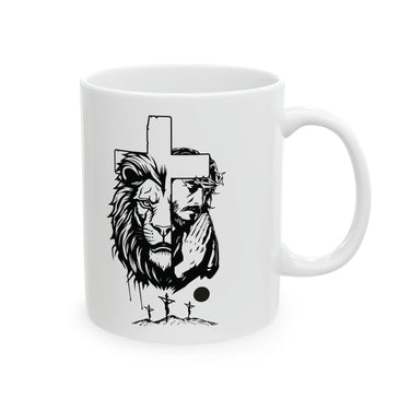 Faith Culture - Lion of Judah Christian Ceramic Coffee Mug 11oz
