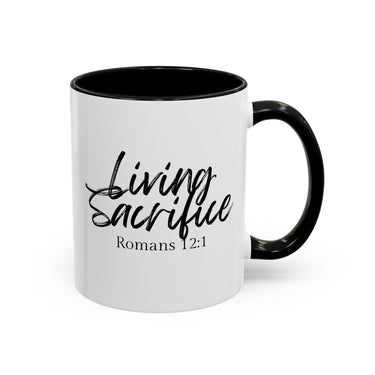 Faith Culture - Living Sacrifice - Romans 12:1 Christian Coffee Mug
