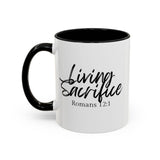 Faith Culture - Living Sacrifice - Romans 12:1 Christian Coffee Mug