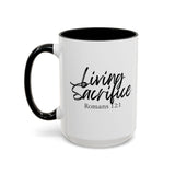 Faith Culture - Living Sacrifice - Romans 12:1 Christian Coffee Mug