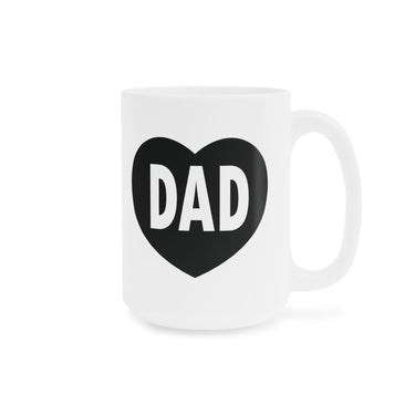 Faith Culture - Love Dad - Christian Ceramic Coffee Mug (11oz5oz0oz) 15oz White