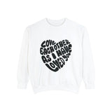 Faith Culture - Love Each Other as I Have Loved You Christian Unisex Garment-Dyed Sweatshirt