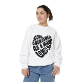Faith Culture - Love Each Other as I Have Loved You Christian Unisex Garment-Dyed Sweatshirt