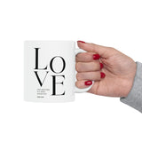 Faith Culture - Love One Another John 13:34 - Christian Ceramic Mug 11oz 11oz