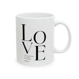 Faith Culture - Love One Another John 13:34 - Christian Ceramic Mug 11oz