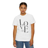 Faith Culture - Love One Another John 13:34 Christian Unisex Garment-Dyed T-shirt White