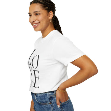 Love One Another John 13:34 Christian Unisex Garment-Dyed T-shirt