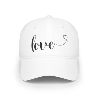 Faith Culture - Love of God - Christian Low Profile Baseball Cap White One size
