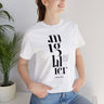 Faith Culture - Mighty God - Psalm 93:4 Christian Unisex Jersey Short Sleeve Tee White