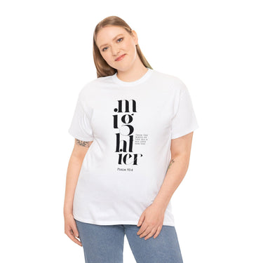 Faith Culture - Mighty God Psalm 93:4 - Christian Unisex Heavy Cotton Tee