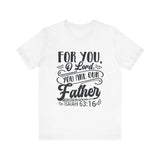 Faith Culture - Our Father - Christian Unisex Jersey Short Sleeve Tee