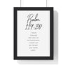 Faith Culture - Path of Truth - Psalm 119:30 - Christian Wall Art 8" x 11" Black