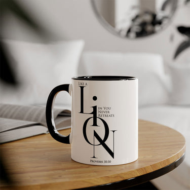 Faith Culture - Proverbs 30:30 - Christian Accent Coffee Mug (11oz)