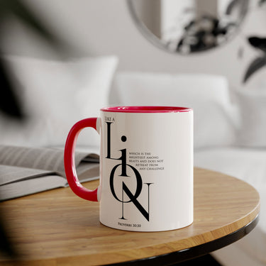 Faith Culture - Proverbs 30:30 - Christian Accent Coffee Mug (11oz)