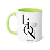 Faith Culture - Proverbs 30:30 - Christian Accent Coffee Mug (11oz)