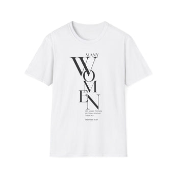 Many Women Do Noble Things T-Shirt | Proverbs 31:29 Christian Apparel