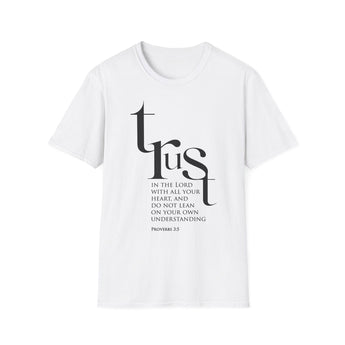 Trust in the Lord T-Shirt | Proverbs 3:5 Christian Apparel