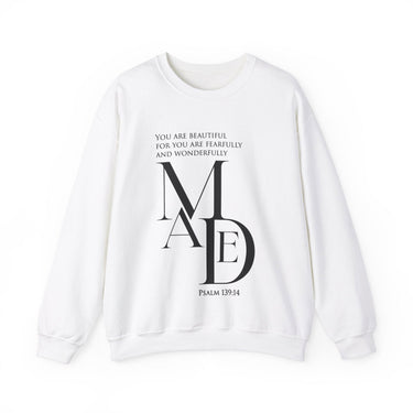 Faith Culture - Psalm 139:14 - Christian Unisex Heavy Blend™ Crewneck Sweatshirt
