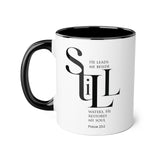 Faith Culture - Psalm 23:2 - Christian Accent Coffee Mug (11oz)