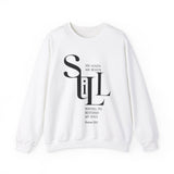 Faith Culture - Psalm 23:2 - Christian Unisex Heavy Blend™ Crewneck Sweatshirt White