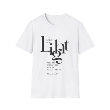 Faith Culture - Psalm 27:1 - Christian Unisex Softstyle T-Shirt