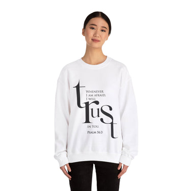 Faith Culture - Psalm 56:3 - Christian Unisex Heavy Blend™ Crewneck Sweatshirt