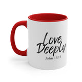 Faith Culture - Sacrificial Love - John 15:13 Christian Accent Coffee Mug