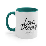 Faith Culture - Sacrificial Love - John 15:13 Christian Accent Coffee Mug