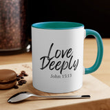 Faith Culture - Sacrificial Love - John 15:13 Christian Accent Coffee Mug