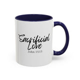 Faith Culture - Sacrificial Love - John 15:13 Christian Coffee Mug