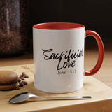 Faith Culture - Sacrificial Love - John 15:13 Christian Coffee Mug
