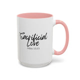 Faith Culture - Sacrificial Love - John 15:13 Christian Coffee Mug