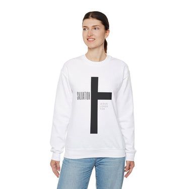 Faith Culture - Salvation - Christian Unisex Heavy Blend™ Crewneck Sweatshirt