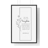 Faith Culture - Seek First - Matthew 6:33 - Christian Wall Art 24″ x 36″ Black