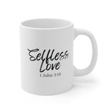 Faith Culture - Selfless Love - 1 John 3:16 Christian Coffee Mug 11oz