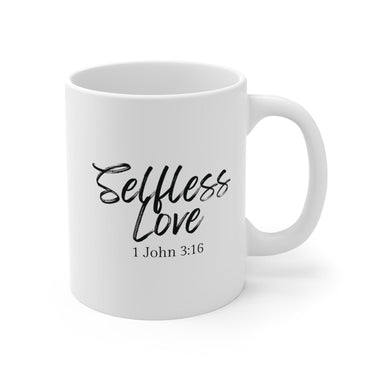 Faith Culture - Selfless Love - 1 John 3:16 Christian Coffee Mug 11oz