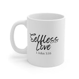 Faith Culture - Selfless Love - 1 John 3:16 Christian Coffee Mug