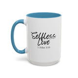 Faith Culture - Selfless Love - 1 John 3:16 Christian Coffee Mug