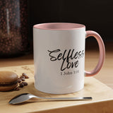 Faith Culture - Selfless Love - 1 John 3:16 Christian Coffee Mug