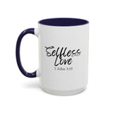 Faith Culture - Selfless Love - 1 John 3:16 Christian Coffee Mug